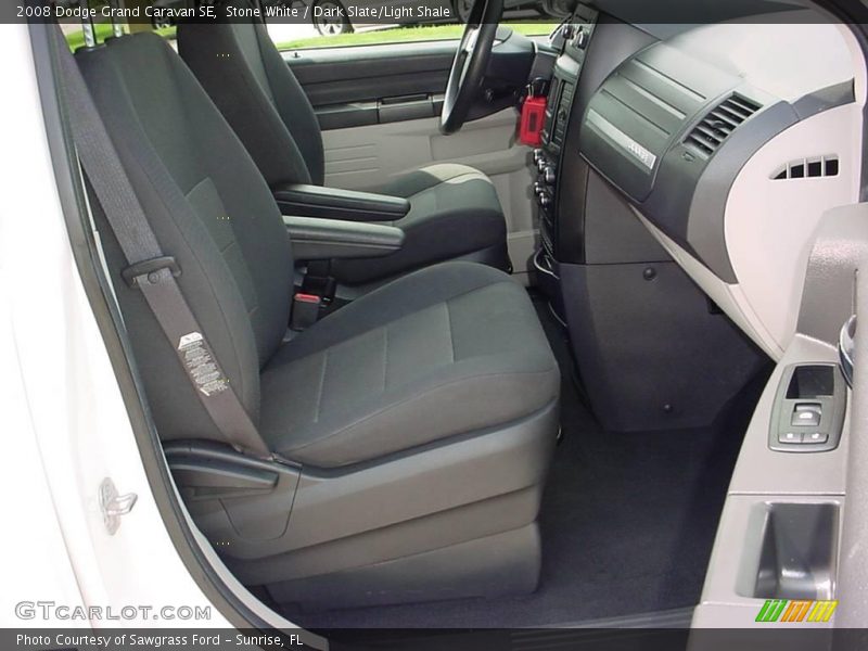 Stone White / Dark Slate/Light Shale 2008 Dodge Grand Caravan SE