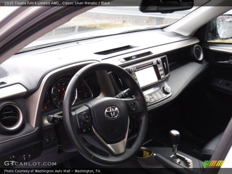 Classic Silver Metallic / Black 2015 Toyota RAV4 Limited AWD