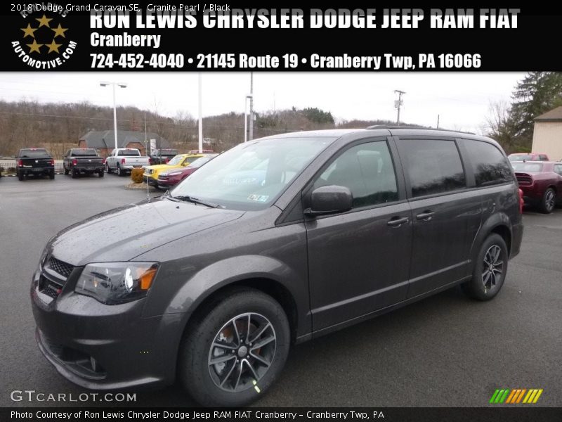 Granite Pearl / Black 2018 Dodge Grand Caravan SE