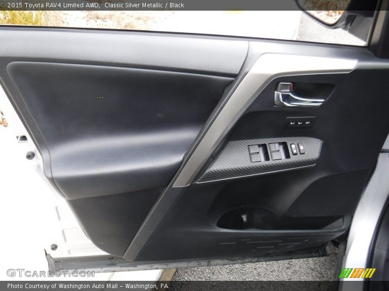 Classic Silver Metallic / Black 2015 Toyota RAV4 Limited AWD