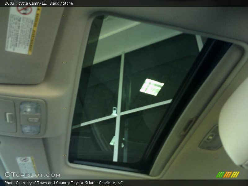 Black / Stone 2003 Toyota Camry LE
