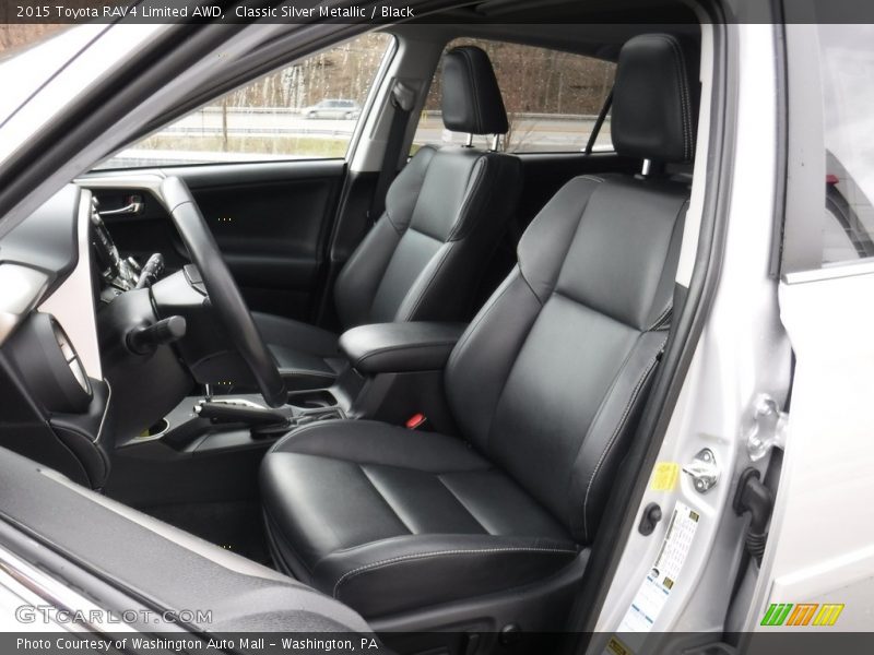 Classic Silver Metallic / Black 2015 Toyota RAV4 Limited AWD