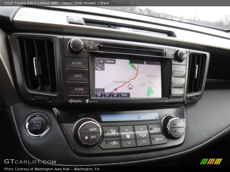 Classic Silver Metallic / Black 2015 Toyota RAV4 Limited AWD
