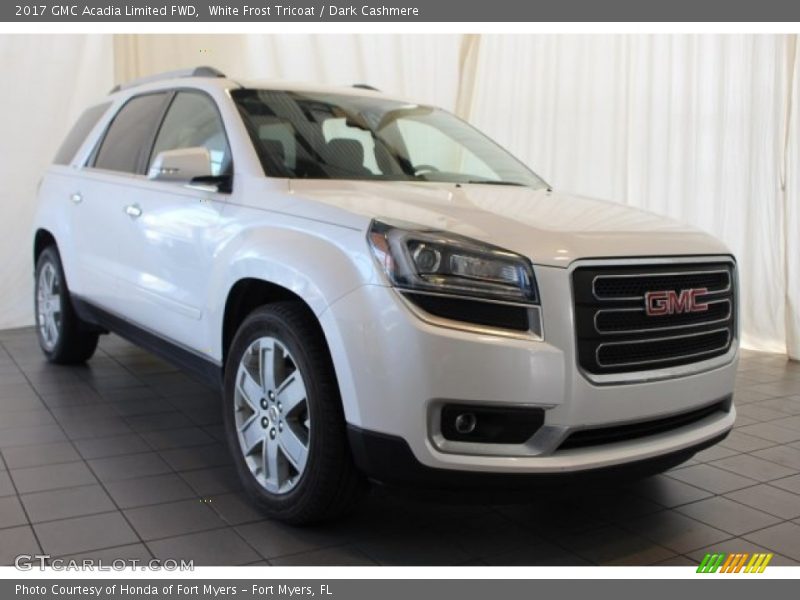 White Frost Tricoat / Dark Cashmere 2017 GMC Acadia Limited FWD