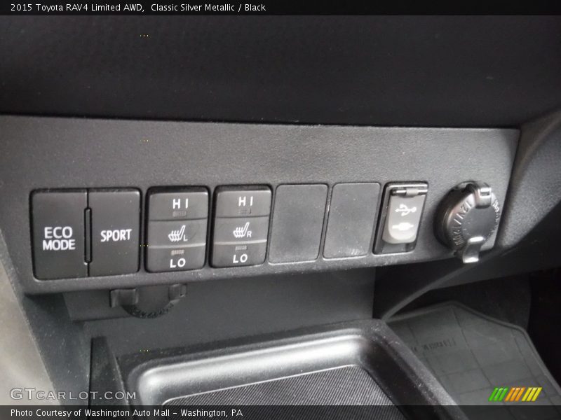 Classic Silver Metallic / Black 2015 Toyota RAV4 Limited AWD