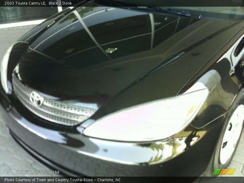 Black / Stone 2003 Toyota Camry LE