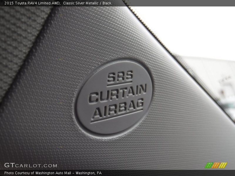Classic Silver Metallic / Black 2015 Toyota RAV4 Limited AWD