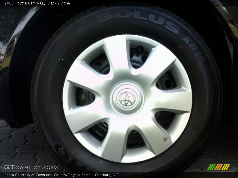 Black / Stone 2003 Toyota Camry LE
