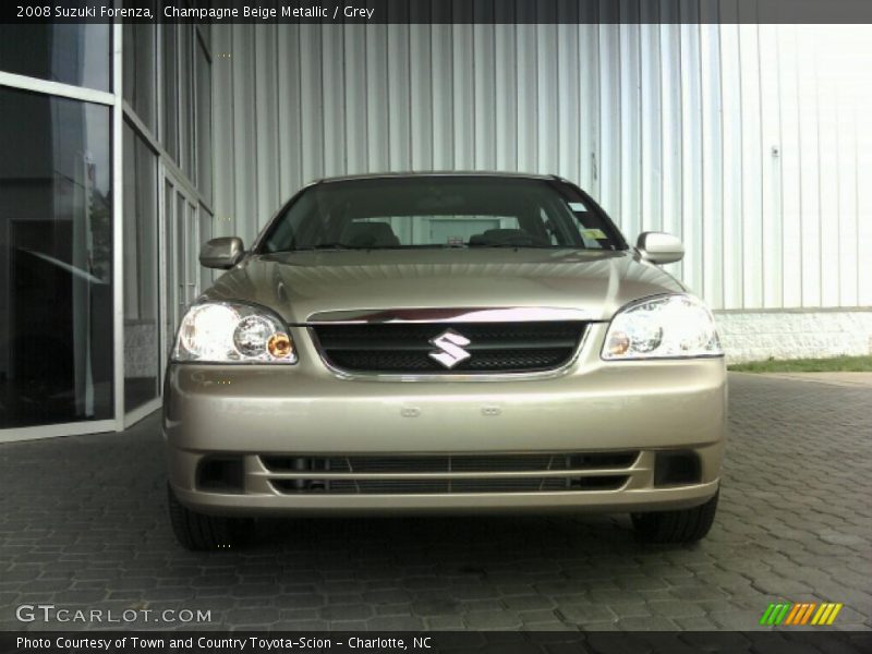 Champagne Beige Metallic / Grey 2008 Suzuki Forenza