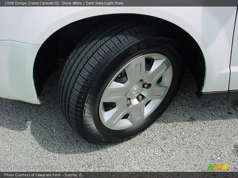 Stone White / Dark Slate/Light Shale 2008 Dodge Grand Caravan SE