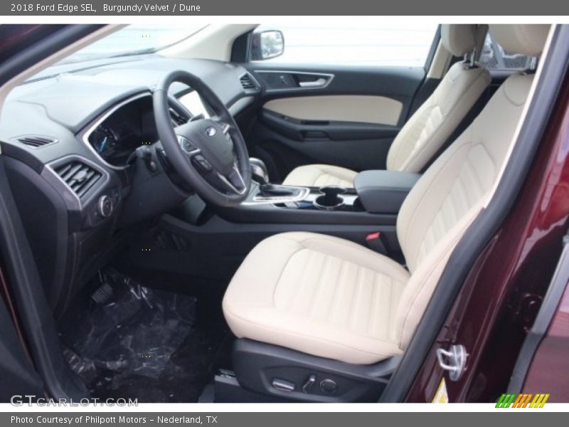 Burgundy Velvet / Dune 2018 Ford Edge SEL