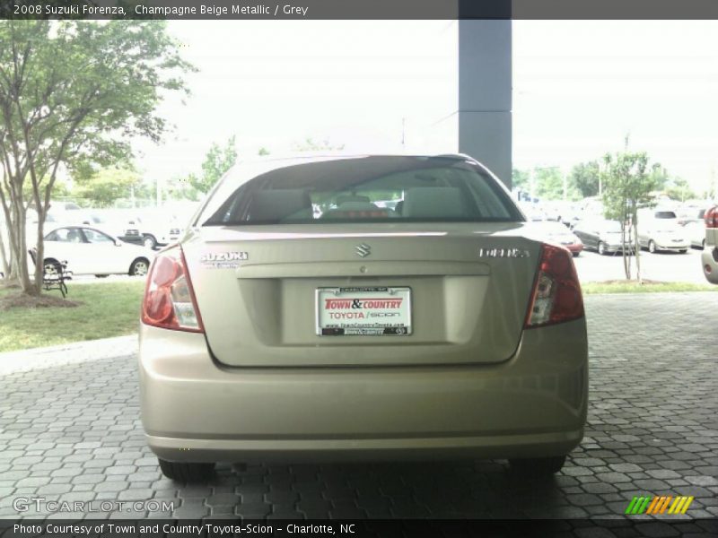 Champagne Beige Metallic / Grey 2008 Suzuki Forenza