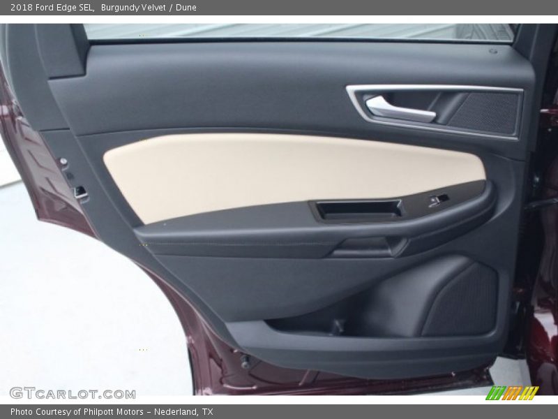 Burgundy Velvet / Dune 2018 Ford Edge SEL