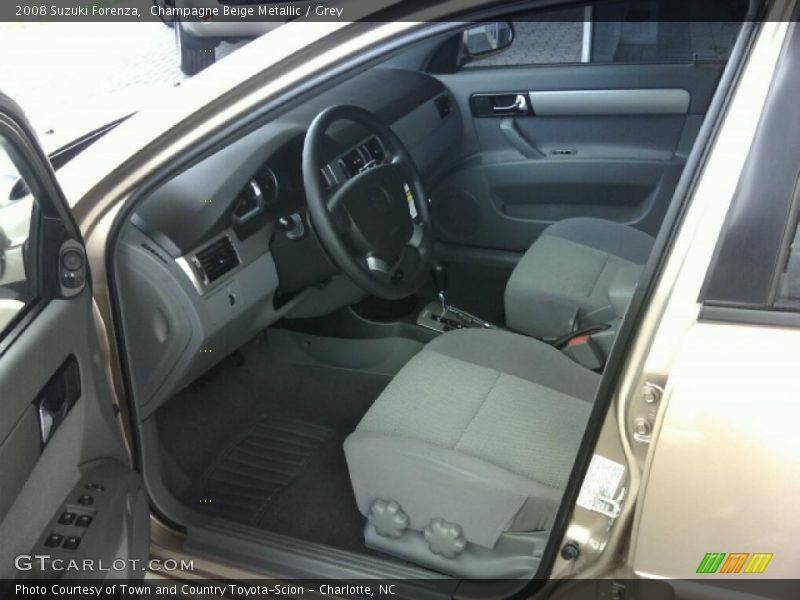 Champagne Beige Metallic / Grey 2008 Suzuki Forenza