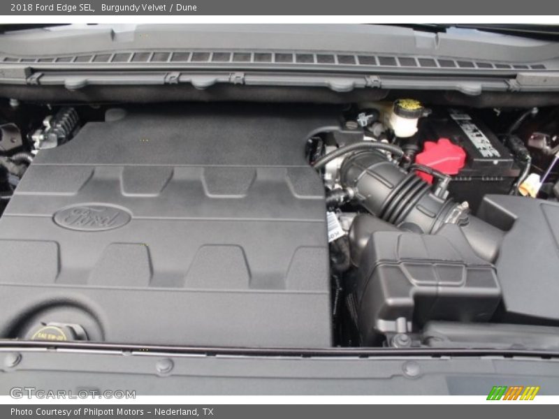Burgundy Velvet / Dune 2018 Ford Edge SEL