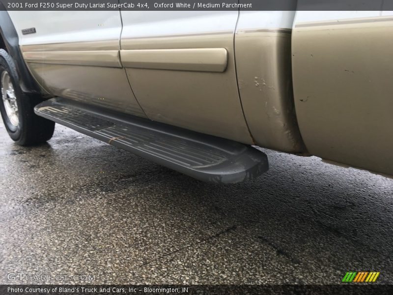 Oxford White / Medium Parchment 2001 Ford F250 Super Duty Lariat SuperCab 4x4