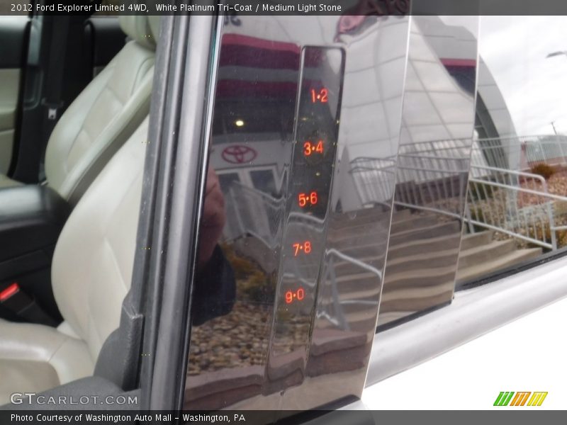 White Platinum Tri-Coat / Medium Light Stone 2012 Ford Explorer Limited 4WD