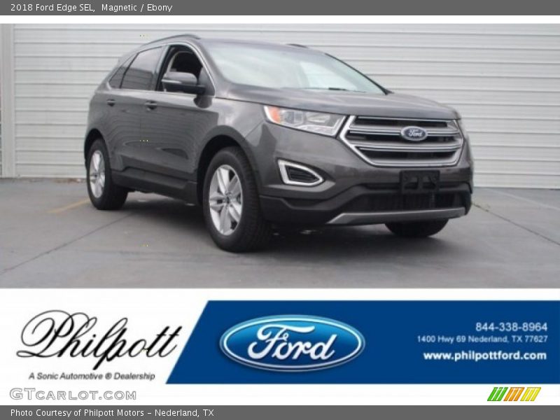 Magnetic / Ebony 2018 Ford Edge SEL