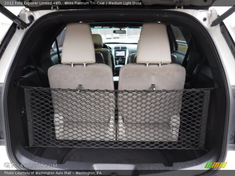 White Platinum Tri-Coat / Medium Light Stone 2012 Ford Explorer Limited 4WD