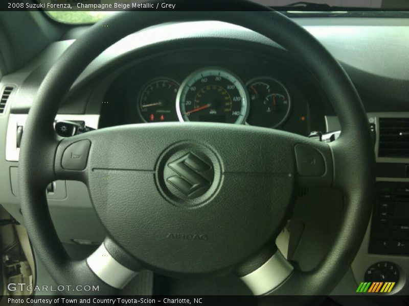 Champagne Beige Metallic / Grey 2008 Suzuki Forenza