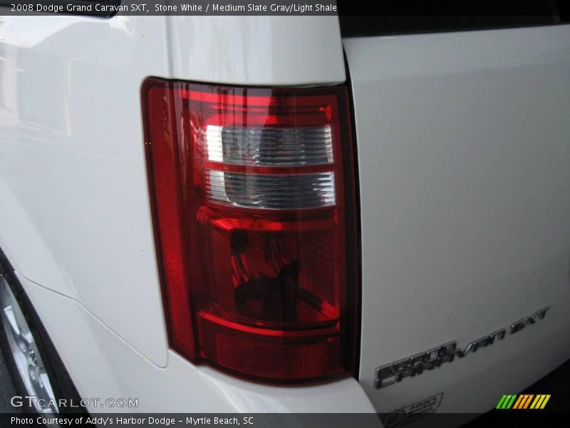 Stone White / Medium Slate Gray/Light Shale 2008 Dodge Grand Caravan SXT