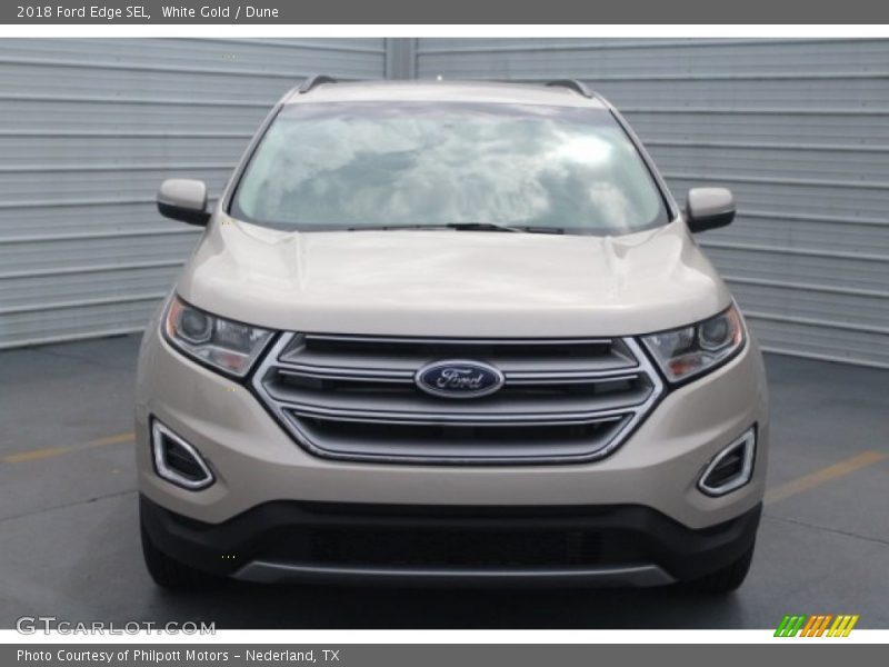 White Gold / Dune 2018 Ford Edge SEL