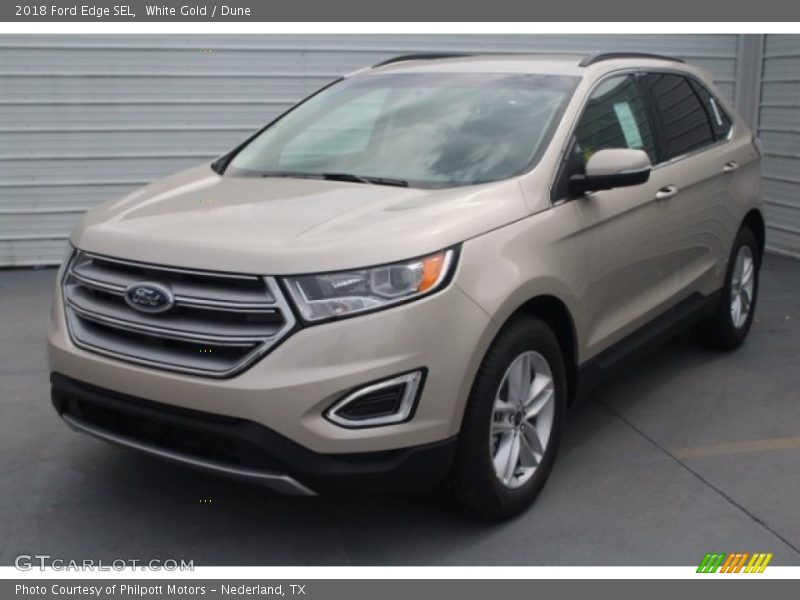 White Gold / Dune 2018 Ford Edge SEL