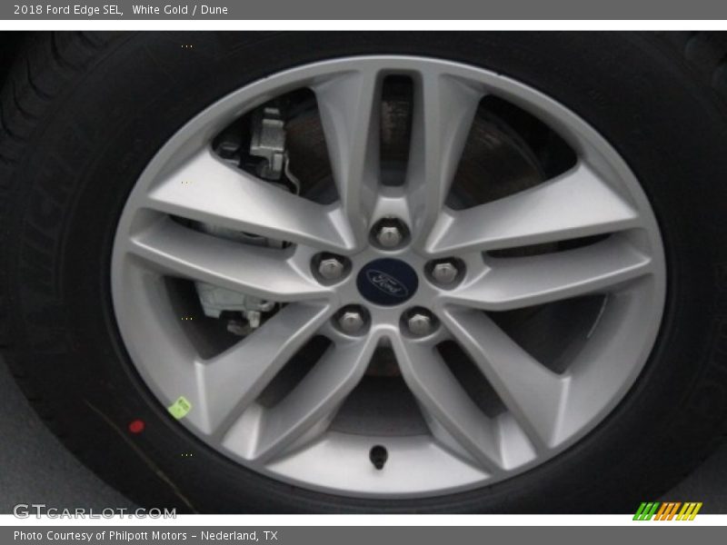 White Gold / Dune 2018 Ford Edge SEL
