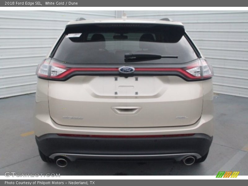 White Gold / Dune 2018 Ford Edge SEL