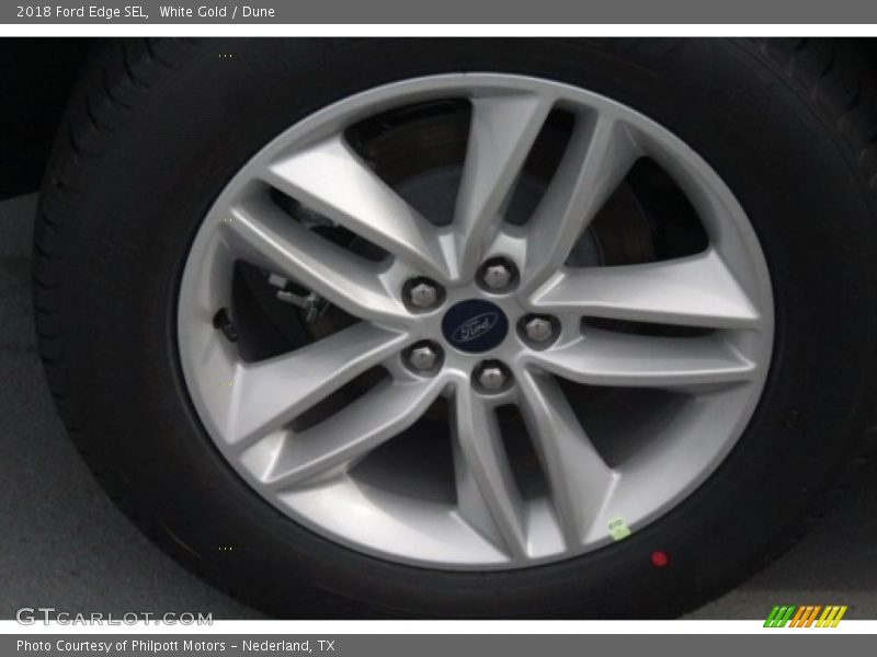 White Gold / Dune 2018 Ford Edge SEL