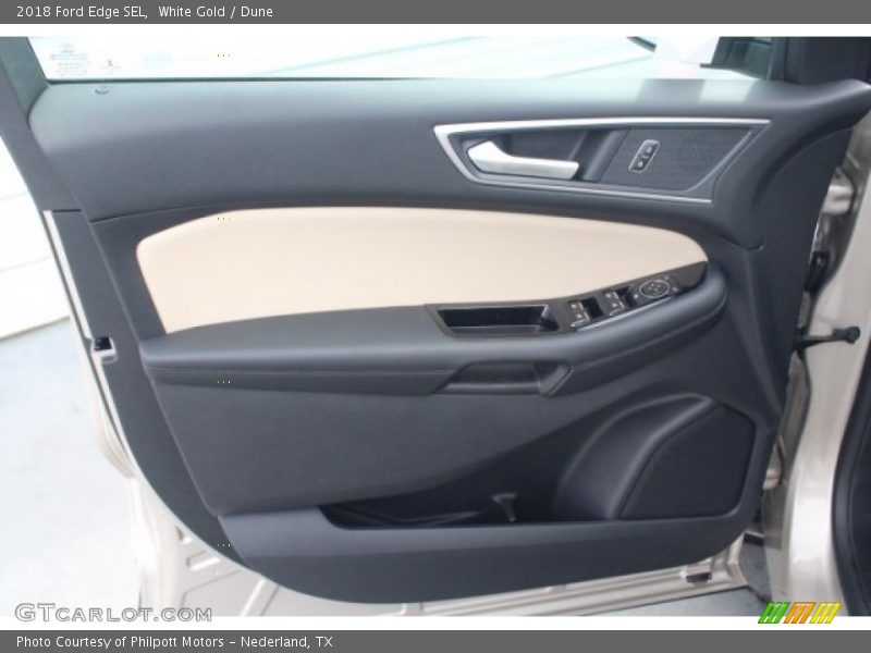 White Gold / Dune 2018 Ford Edge SEL
