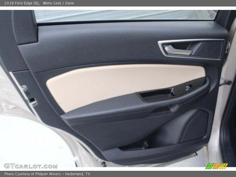 White Gold / Dune 2018 Ford Edge SEL