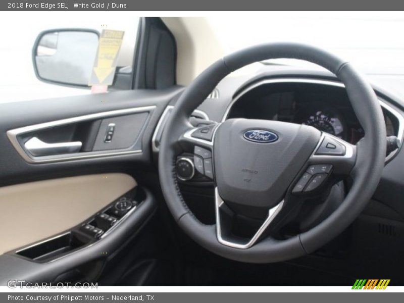 White Gold / Dune 2018 Ford Edge SEL