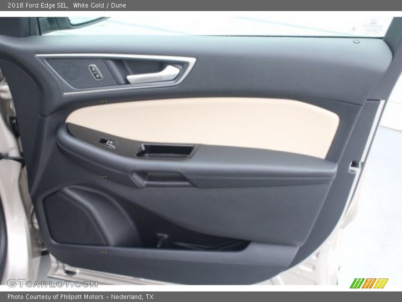 White Gold / Dune 2018 Ford Edge SEL