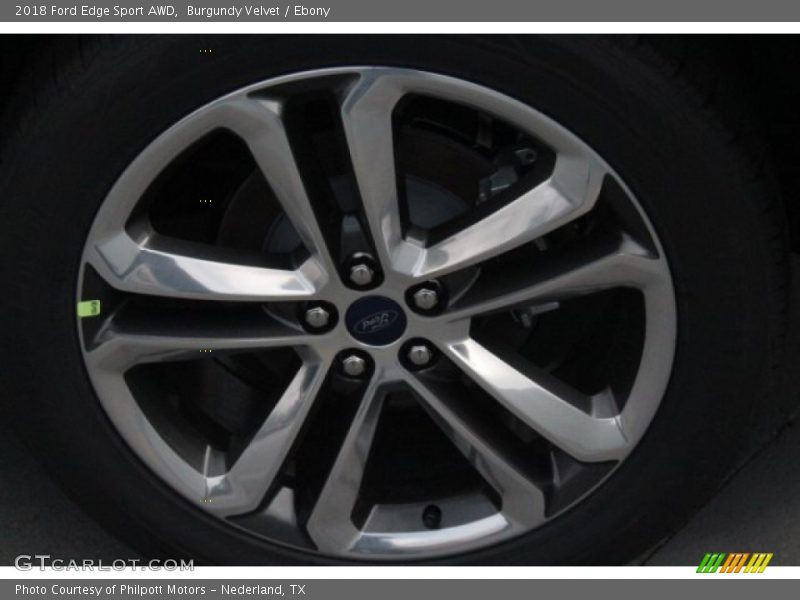 Burgundy Velvet / Ebony 2018 Ford Edge Sport AWD