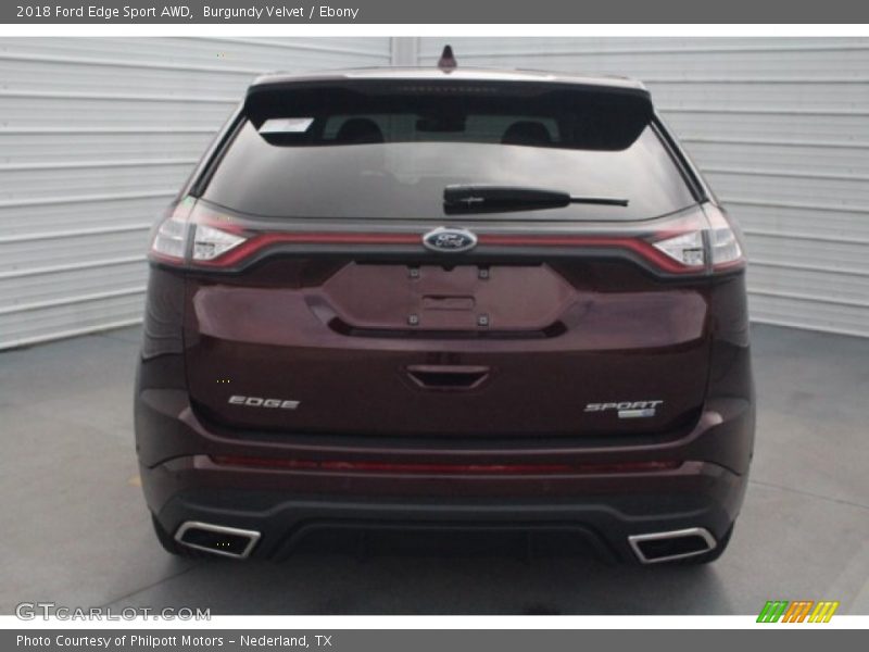 Burgundy Velvet / Ebony 2018 Ford Edge Sport AWD