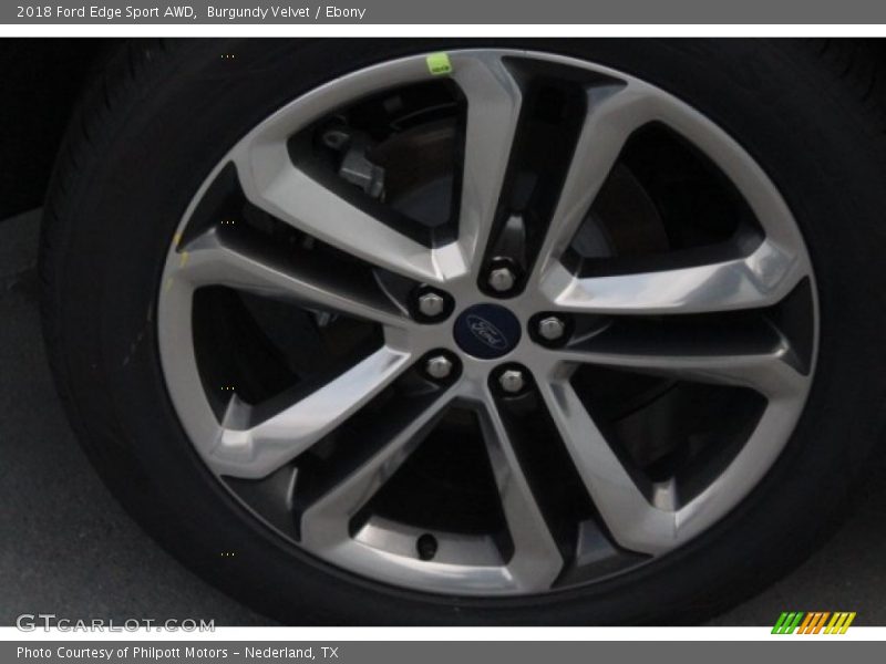 Burgundy Velvet / Ebony 2018 Ford Edge Sport AWD