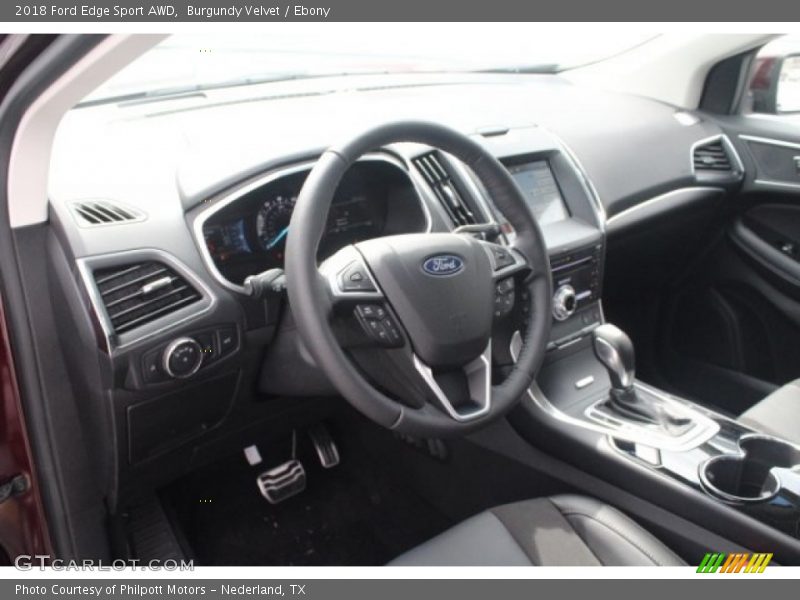Burgundy Velvet / Ebony 2018 Ford Edge Sport AWD