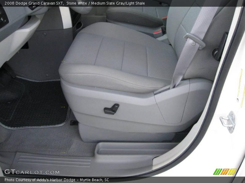 Stone White / Medium Slate Gray/Light Shale 2008 Dodge Grand Caravan SXT