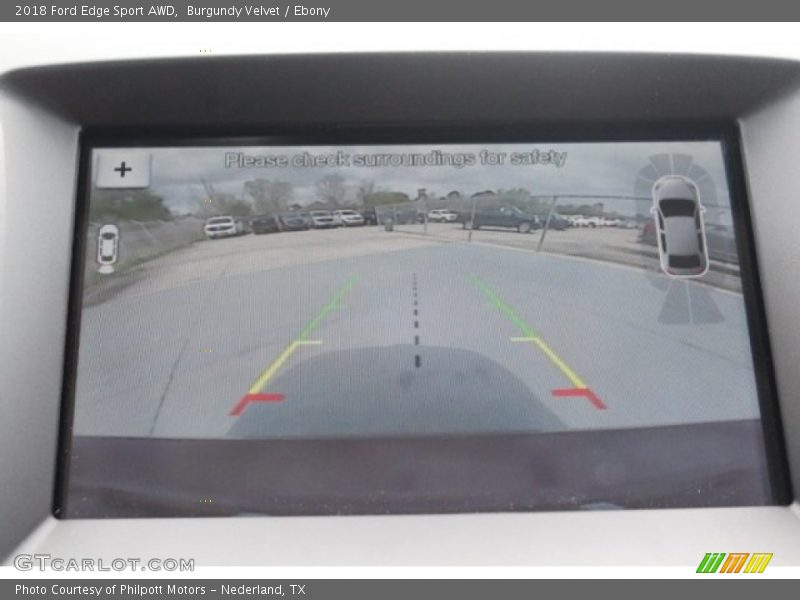 Burgundy Velvet / Ebony 2018 Ford Edge Sport AWD