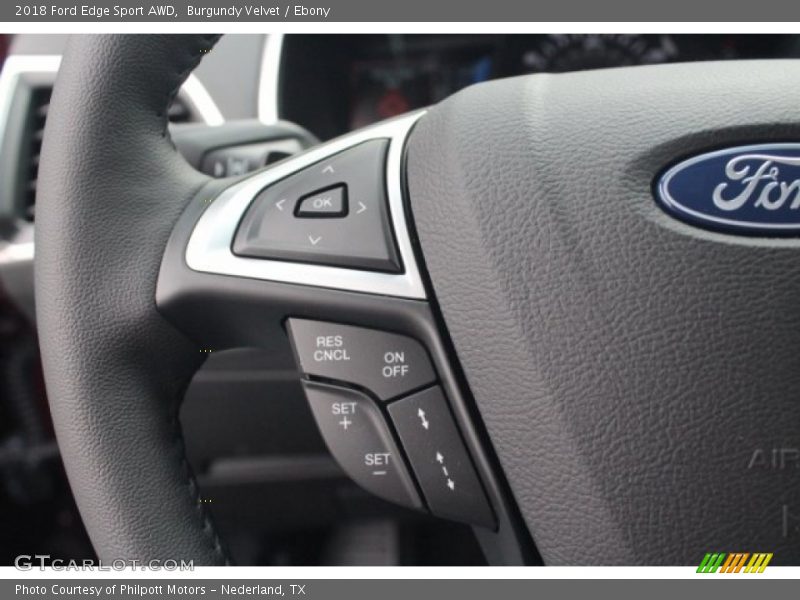 Burgundy Velvet / Ebony 2018 Ford Edge Sport AWD