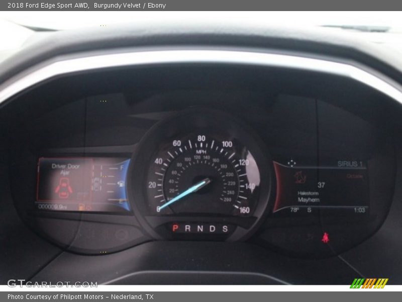 Burgundy Velvet / Ebony 2018 Ford Edge Sport AWD