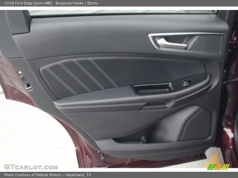 Burgundy Velvet / Ebony 2018 Ford Edge Sport AWD