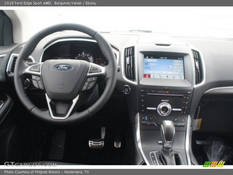 Burgundy Velvet / Ebony 2018 Ford Edge Sport AWD