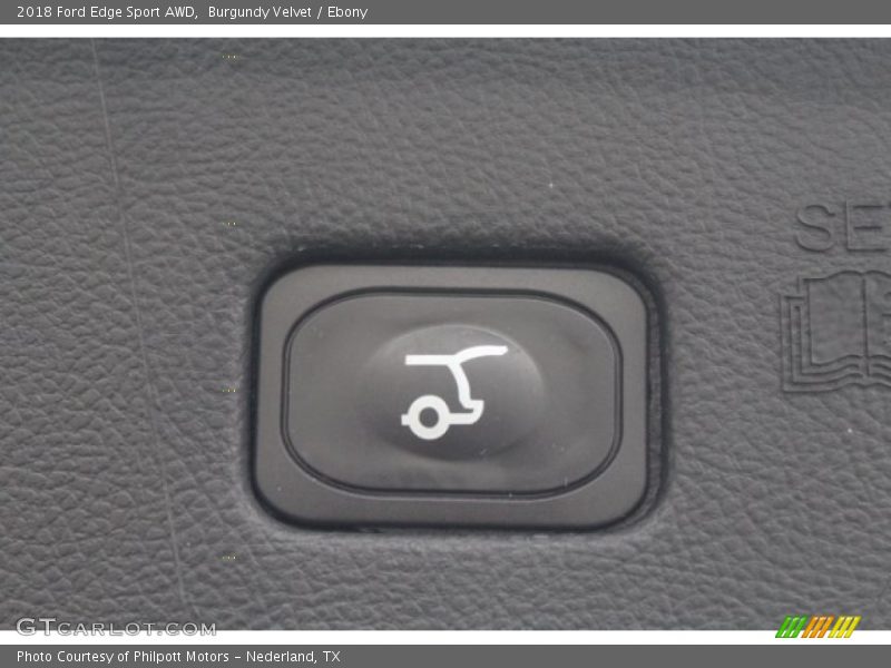 Burgundy Velvet / Ebony 2018 Ford Edge Sport AWD