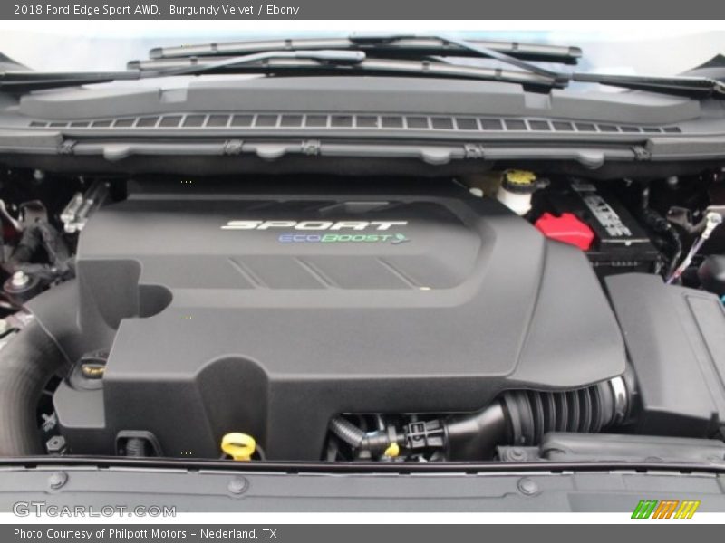 Burgundy Velvet / Ebony 2018 Ford Edge Sport AWD