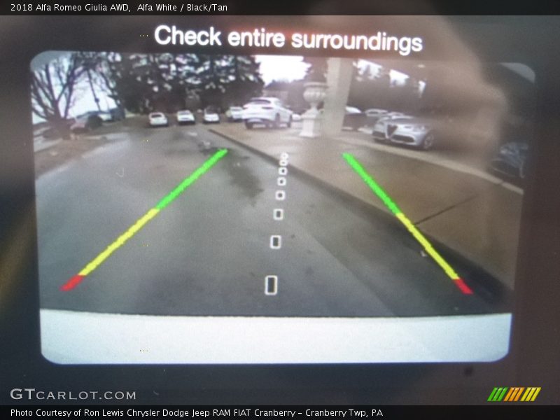 Alfa White / Black/Tan 2018 Alfa Romeo Giulia AWD