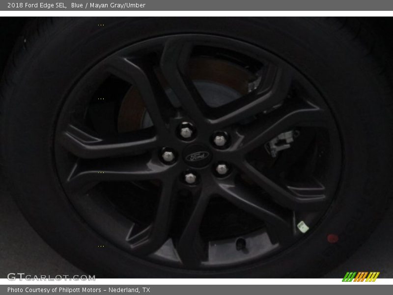 Blue / Mayan Gray/Umber 2018 Ford Edge SEL