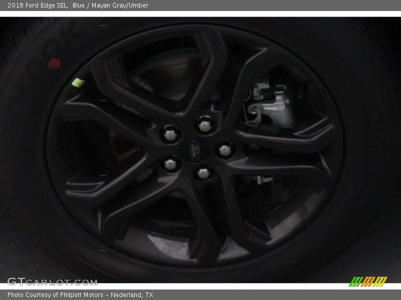 Blue / Mayan Gray/Umber 2018 Ford Edge SEL