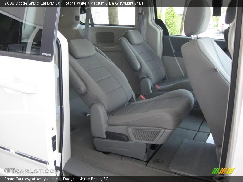 Stone White / Medium Slate Gray/Light Shale 2008 Dodge Grand Caravan SXT